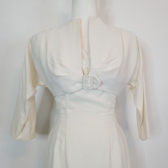 Vintage Young Modes Beaded Sheath Dress and Coat - Picture 6 of 15